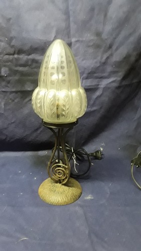 Lot lampes art déco en - lot, 3
