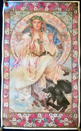 Affiche alfons mucha portrait - mucha,