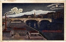 PC WARNING PUSH BUTTON LE PROPHETE ISERE ET LES ALPES (a56925)