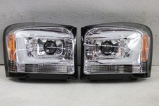 FITS 2004-2006 Dodge Durango LED Tube Projector Headlights 04-06 Left+Right