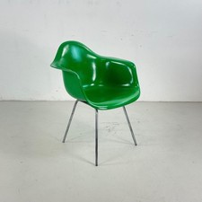 VINTAGE EAMES HERMAN MILLER DAX CHAIR ORIGINAL H BASE KELLY GREEN #4686 RAR