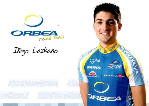 Cyclisme carte cycliste inigo - carte,