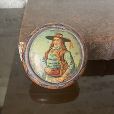 BONBONS MARTEL Nantes - Rare small old lithographed canvas box No. 1 - 1900