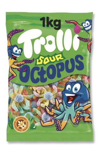 Bonbons octopus acidulé - bonbons,
