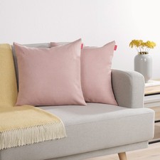 Housse de coussin en chenille