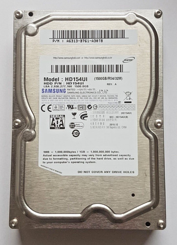 5tb sata samsung hd154ui - samsung,