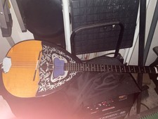 Original 8-String Greek Folk Instrument Bouzouki With Soft Carrying Case