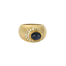 Mellerio - Yellow Gold Sapphire and Diamond Ring