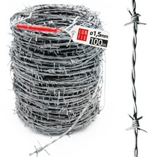 100 m de fil barbelé clôture