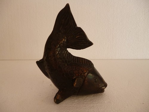 Chine carpe koï - koÏ, bronze