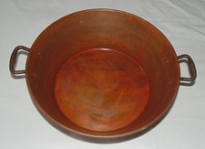 confiturier en cuivre ancien 38 cm