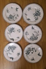 6 assiettes Faïence