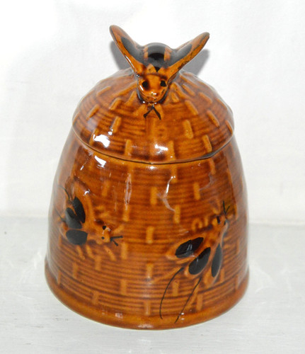 Ancien pot miel miellier - pot, à