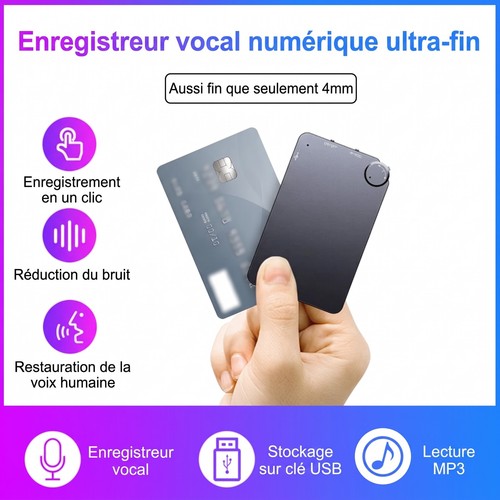 Mini dictaphone enregistreur - mini,