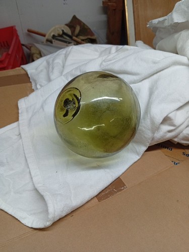 Boule verre ancien - en, flotteur