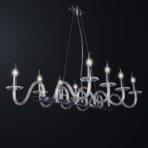 Lustre cristal moderne - lustre,