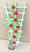 Poupées Maison Rouge Roses &