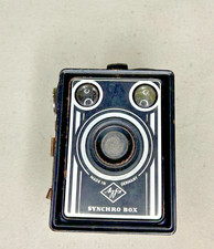 Vintage Agfa Synchro Box Camera - Made In Germany Untested all Actions Work