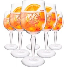 6 VERRES APEROL SPRITZ 45 CL