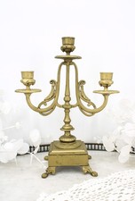 Chandelier ancien doré de style baroque