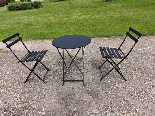 Salon jardin fer repliable - jardin,
