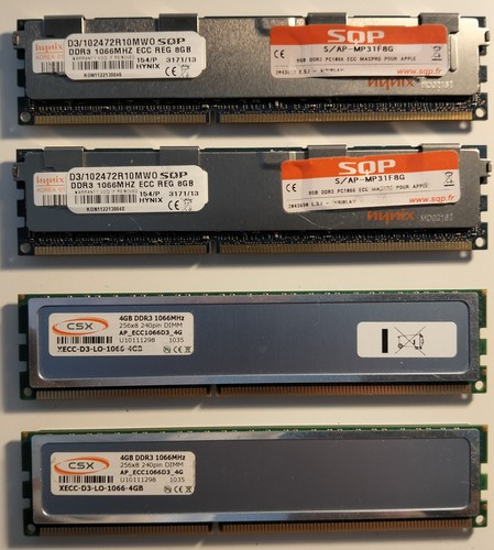 Lot ram mémoires - mémoires, ddr3