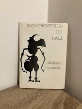 Marionnettes de Bali -
