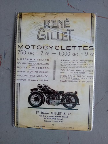 Plaque métal décorative - métal, 30