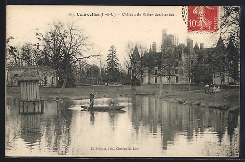 Cpa courcelles château du - cpa,
