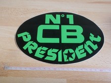Autocollant N°1 CB PRESIDENT