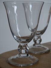 DAUM FRANCE 4 ANCIENS VERRES A