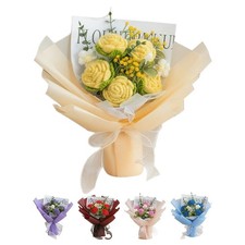Bouquet de roses au crochet