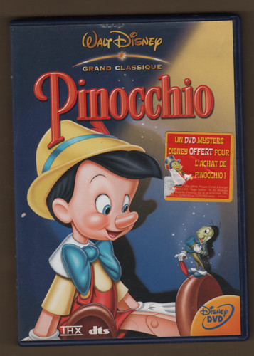 Dvd pinocchio walt disney - walt,