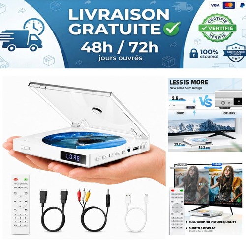 Lecteur dvd hdmi - lecteur,