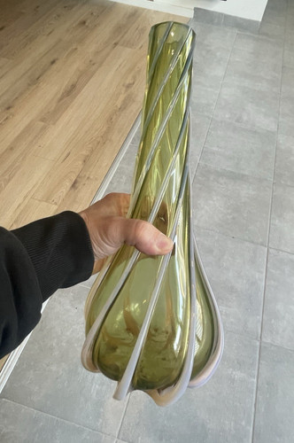 Vase verre style murano - style, murano.