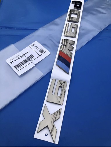 Logo bmw x6m60d - x6, badge