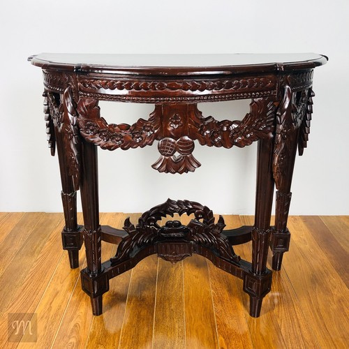 Antique artisan carved demi - artisan,