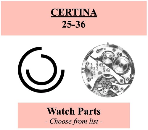 Pièce montre certina - pièce, 25-36