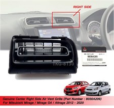 Grille d'aération centrale