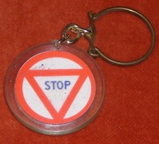 STOP Confiturerie La lilloise G. CAULLET Marcq-en-Baroeul NORD 59 keychain