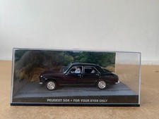 007 Peugeot 504 for your eyes only 1/43 in box c1