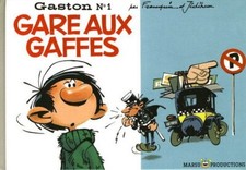 Gaston Lagaffe - Franquin - 5 tomes format à l'italienne - RARES !