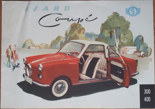 Isard coupé 300 400 brochure - isard,