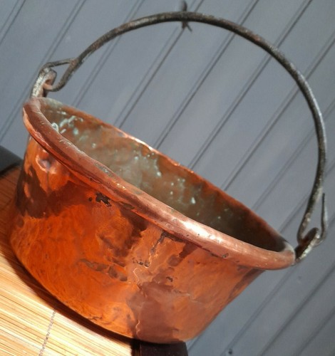 Chaudron cuivre ancien - chaudron,
