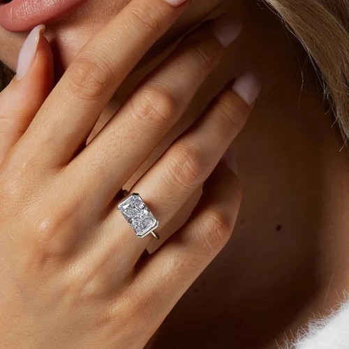 Bague diamant certifiée - , cvd