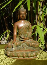 Des Spécial Médecine Bouddha Statue De Nepal pour Guérison 2,8 Kilo 24cm