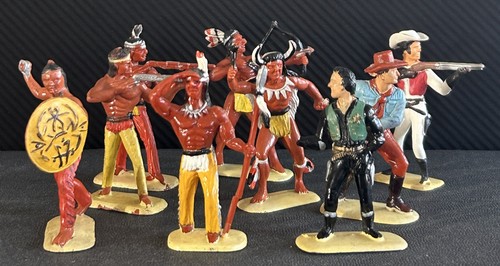 Vintage 1960 9 figurines - vintage,