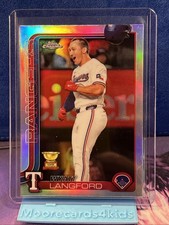 2025 Topps Chrome Wyatt Langford Refractor #68 Texas Rangers Rookie Cup