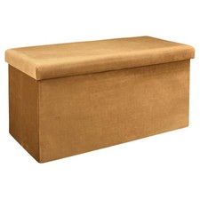 Coffre Banc Pliable en Bois