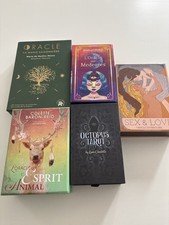 Lot 5 oracles tarot complets